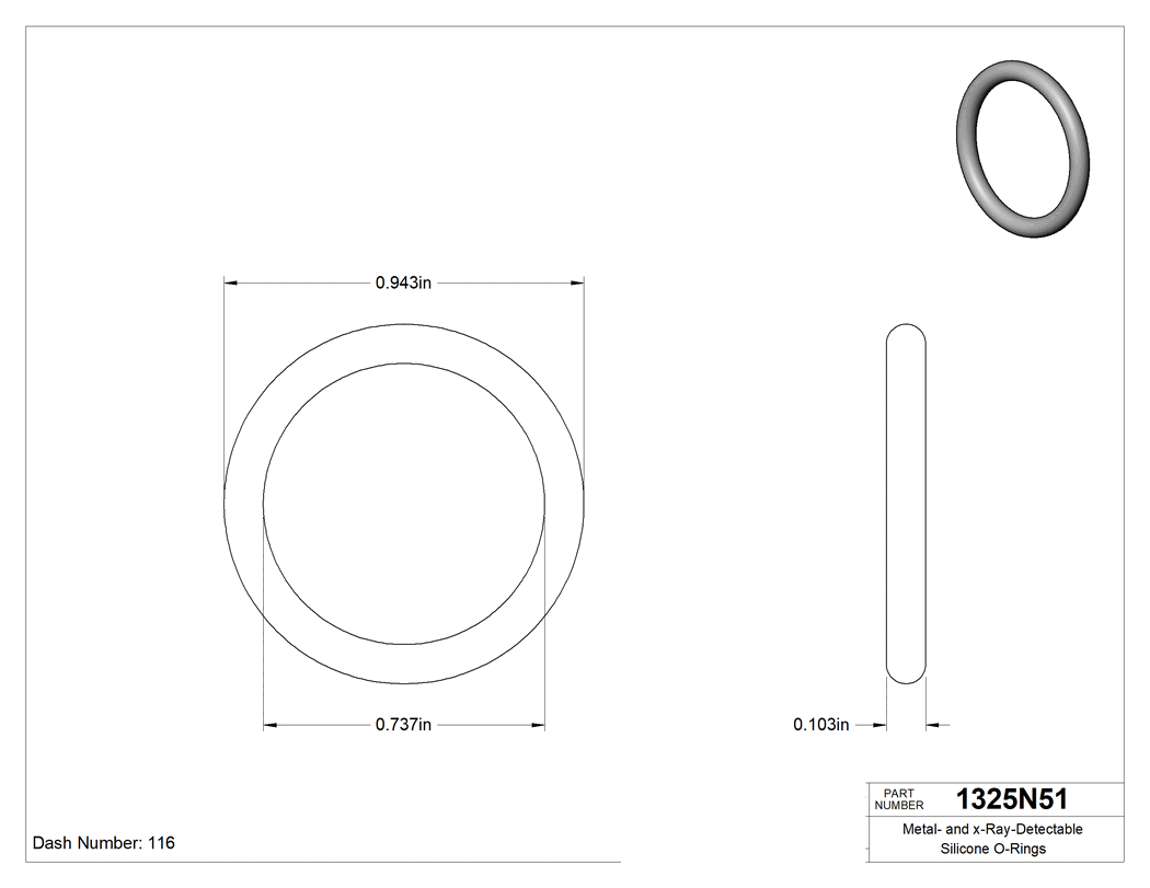 Technical drawing - 1325N51